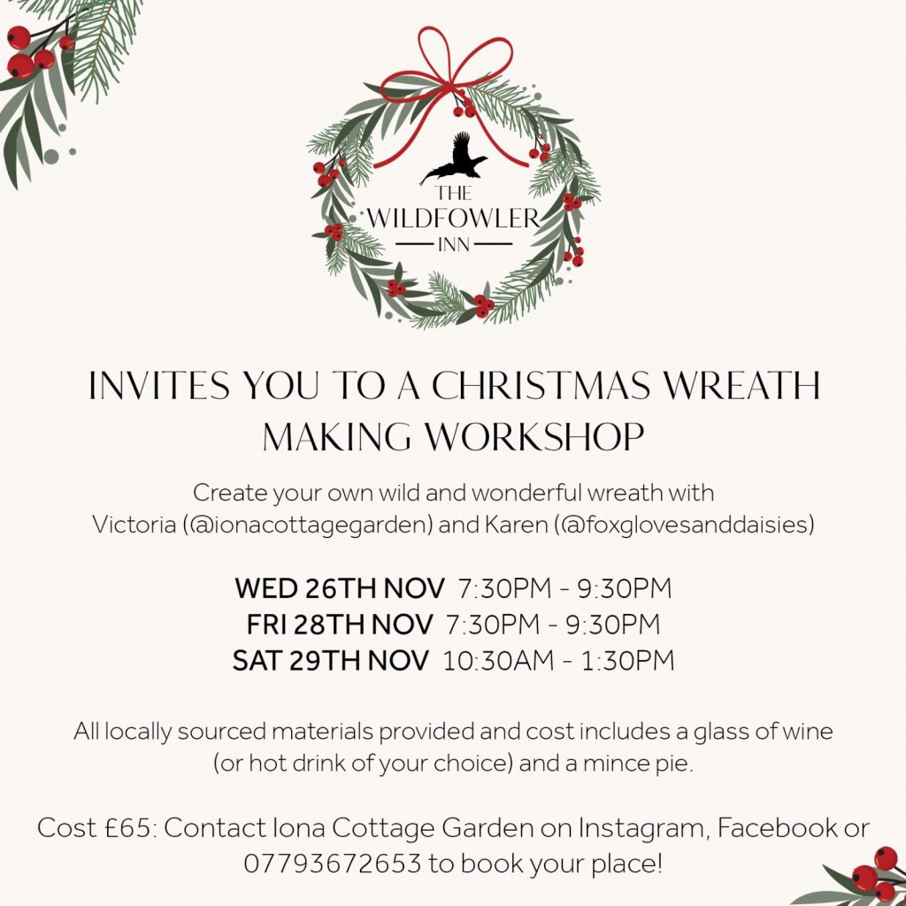 Christmas wreath Making