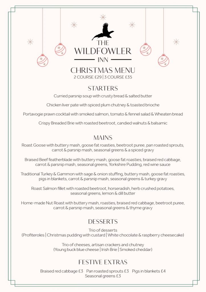 Christmas Menu